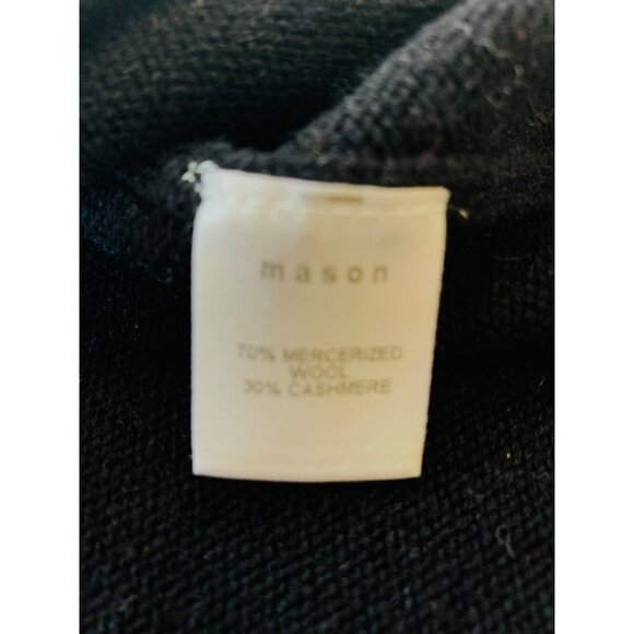 Michelle Mason Cashmere Wool Sweater Deer Pattern Size S - Picture 10 of 11